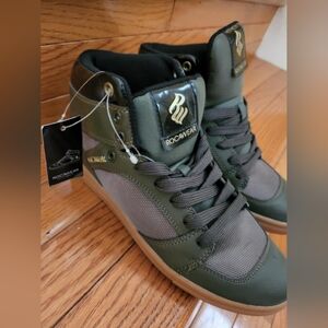 Rocawear Men's Olive And Black Sneakers